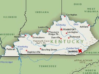 kentucky state map