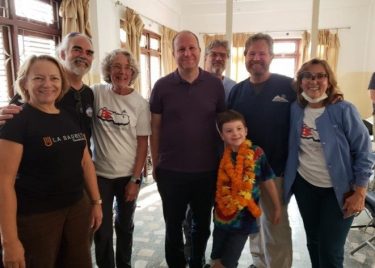 group of dental volunteers